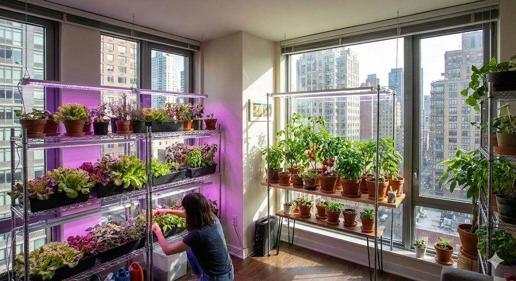 아파트 실내 농업 아파트에서 농업이 가능한 이유와 기본 원리