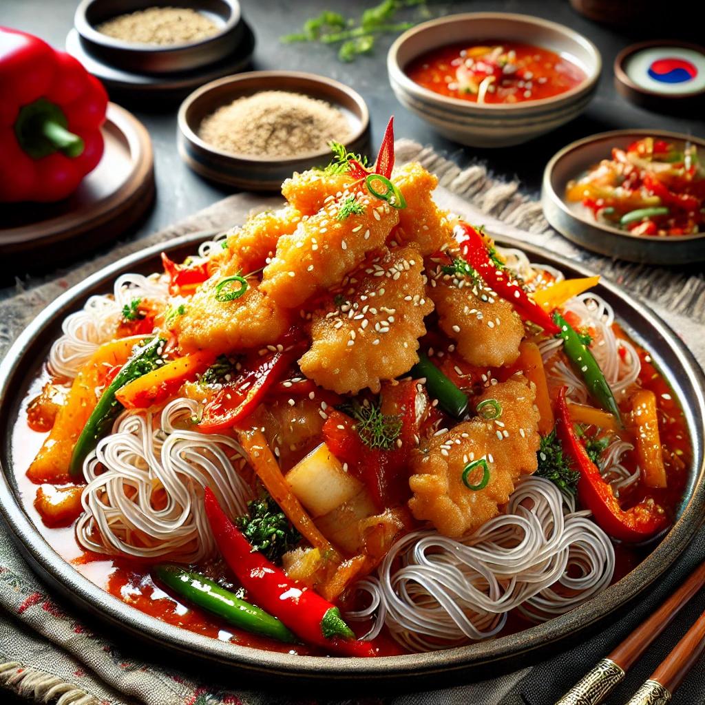 참 맛나는 치킨잡채떡볶이