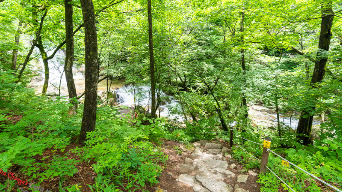 인제의 방태산 계곡