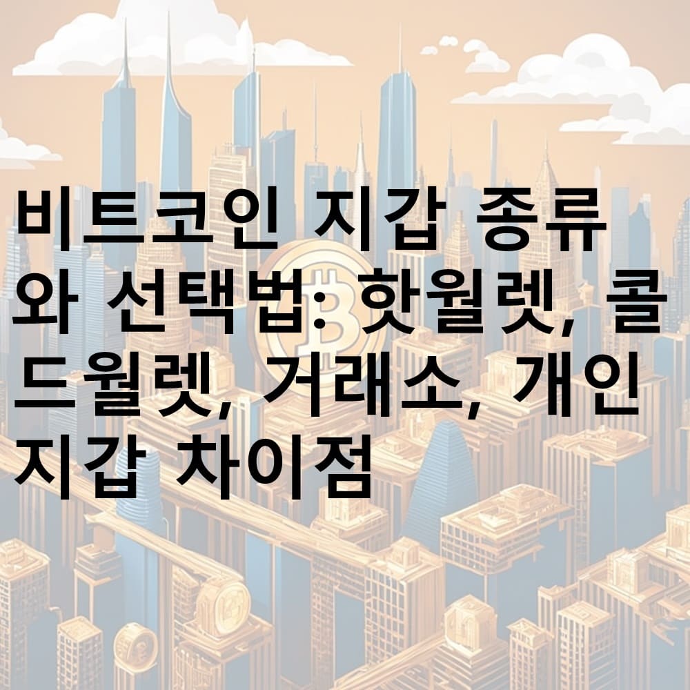 비트코인, 비트코인 지갑, 콜드월렛, 핫월렛, 개인 지갑, 거래소 지갑
