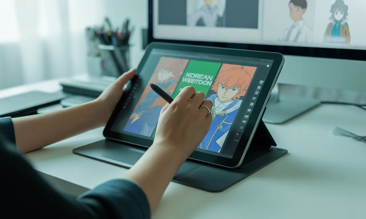 웹툰 제작의 모든 것 한눈에 보기!