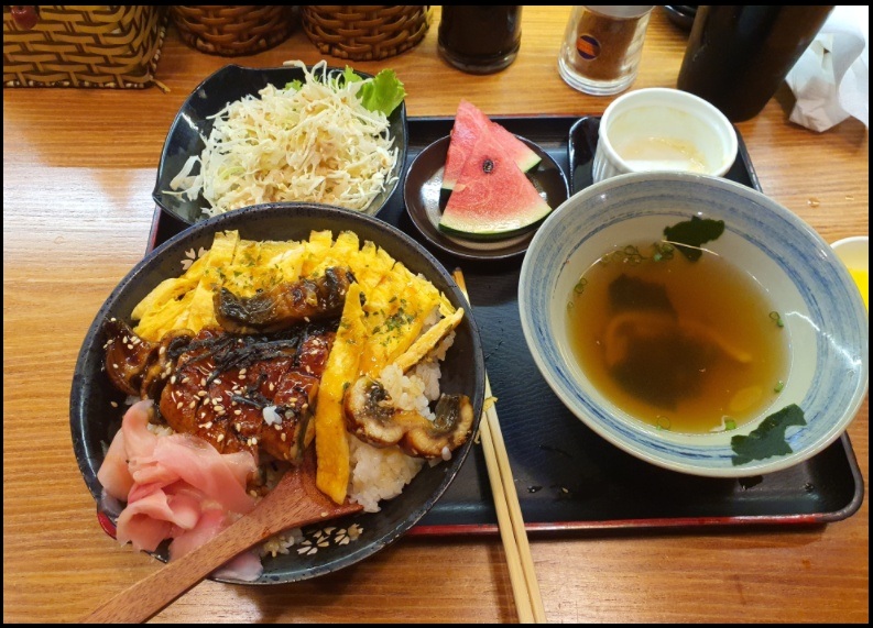 다낭 UDON TEN 장어덮밥 세트메뉴