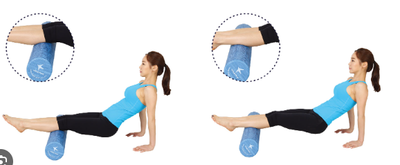 폼롤러 스트레칭 이미지