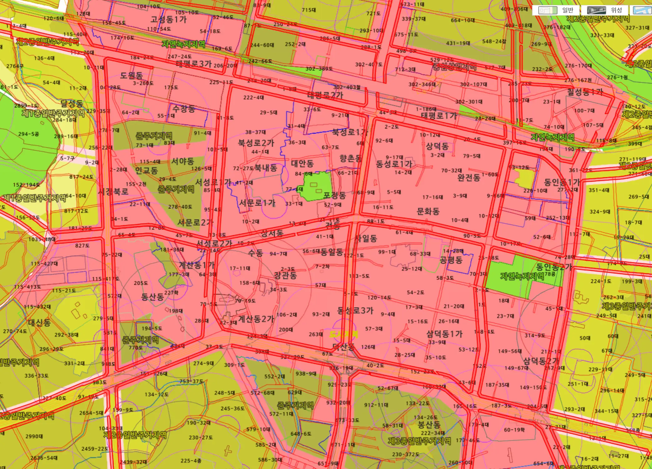 중구시가지경관지구