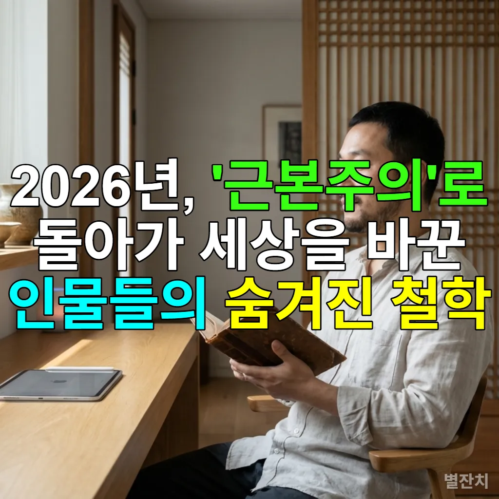 2026년, 빠르게 변화하는 세상 속에서 근본적인 가치를 탐구하는 한국인의 모습
