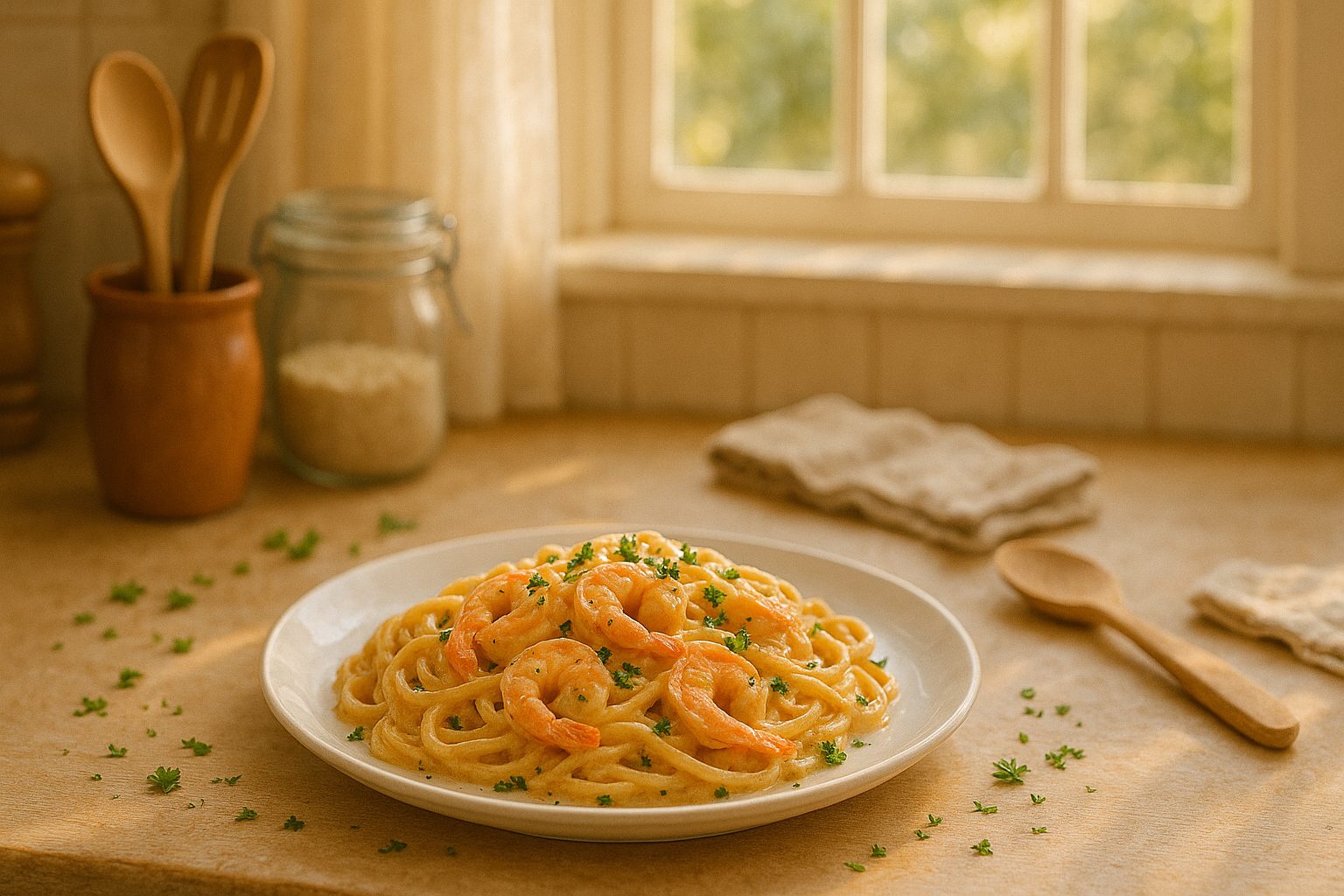 집에서 만든 투움바 파스타