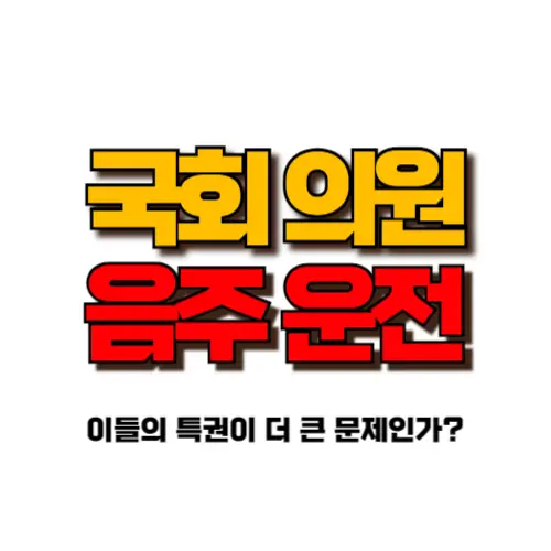 국회의원 음주운전 썸네일