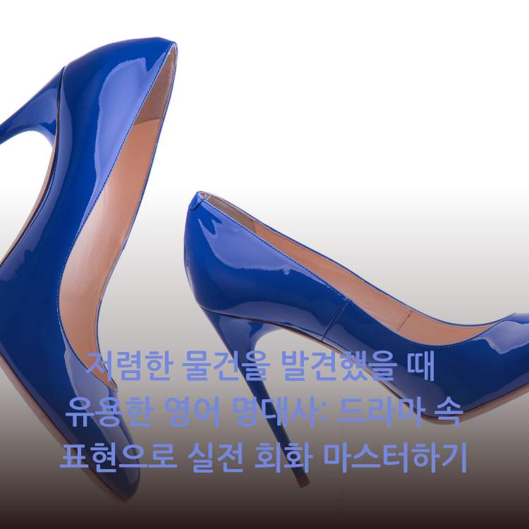 남색의-고급스러운-하이힐