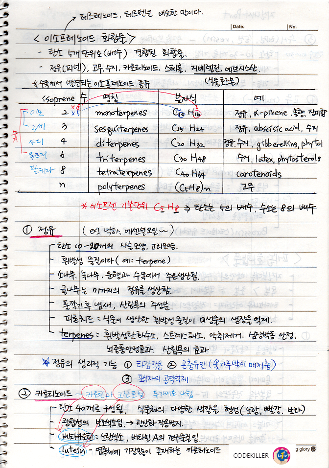 이소프레노이드 화합물