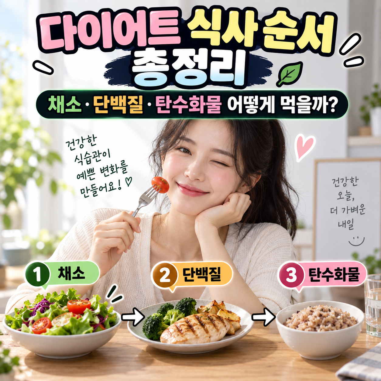 다이어트 식사 순서