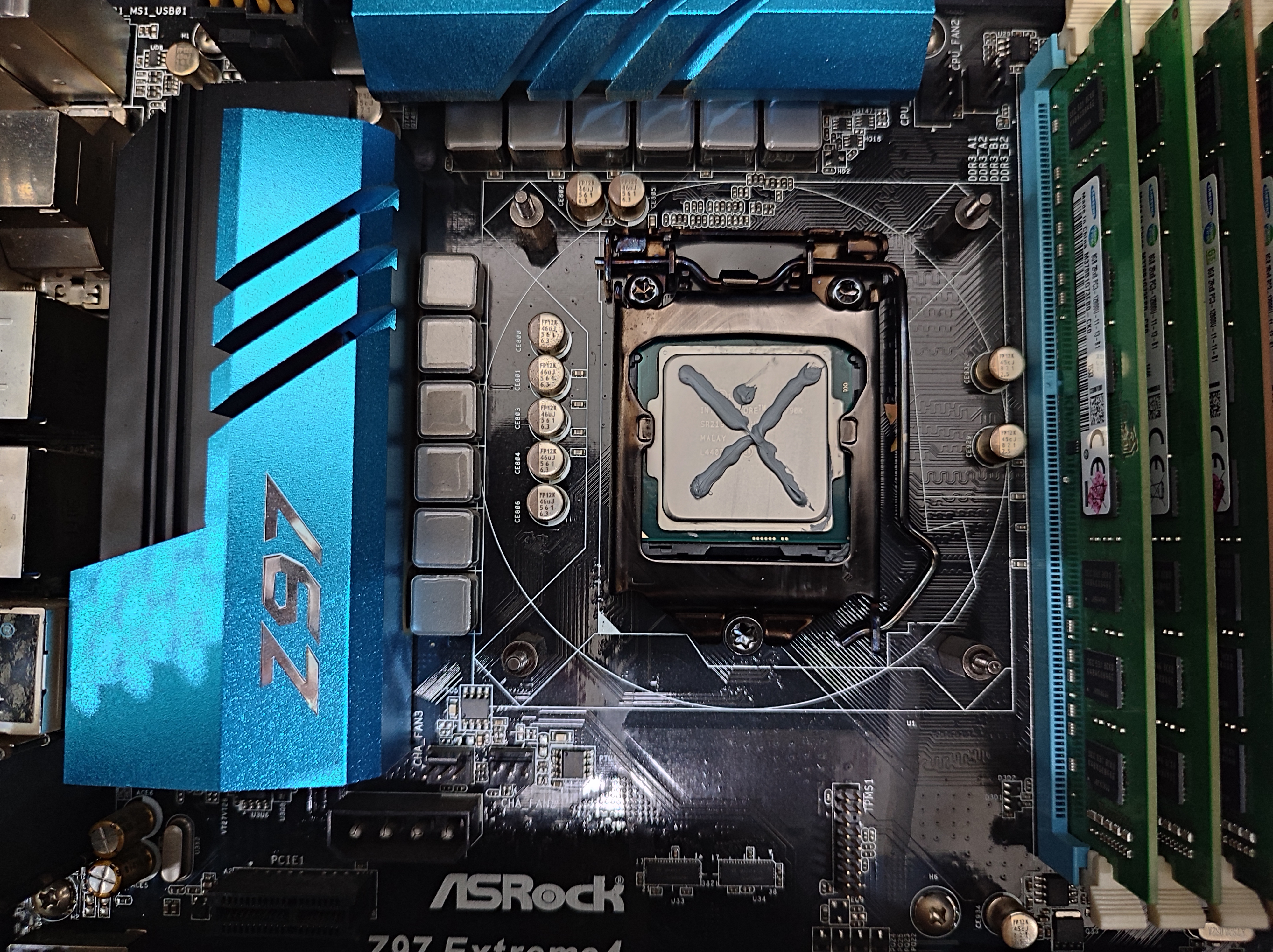 서멀컴파운드 다시 바르기