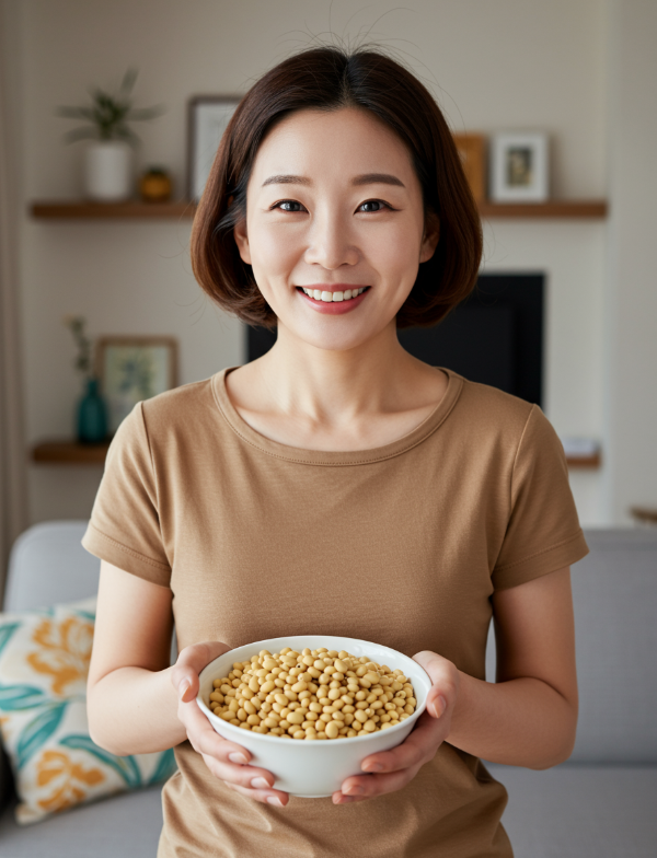 루피니빈을 소개하는 여성