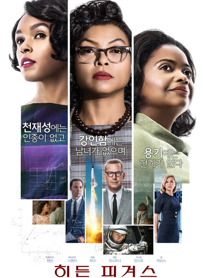 히든 피겨스 주인공 포스터