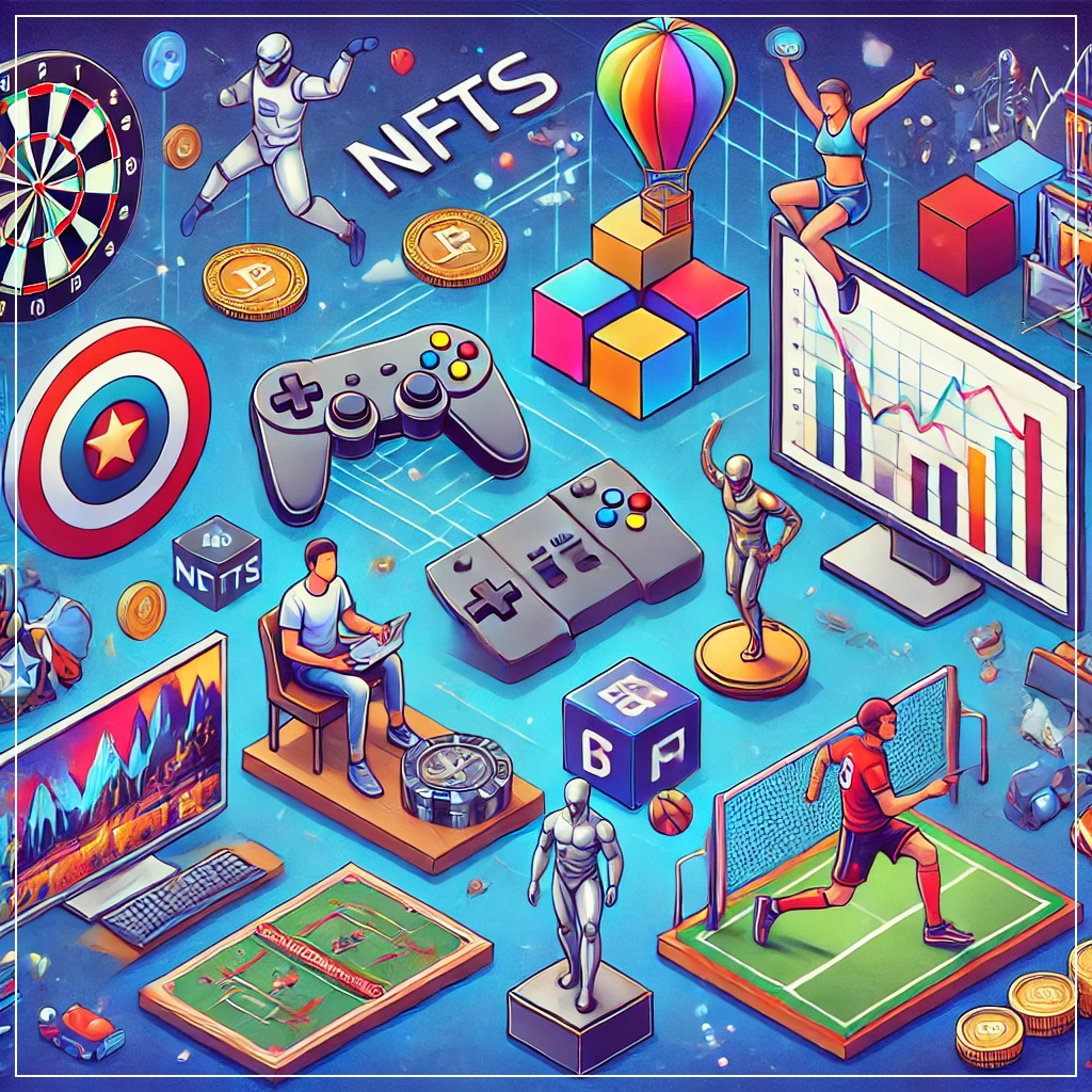 NFT의 다양한 활용 사례를 나타낸 이미지