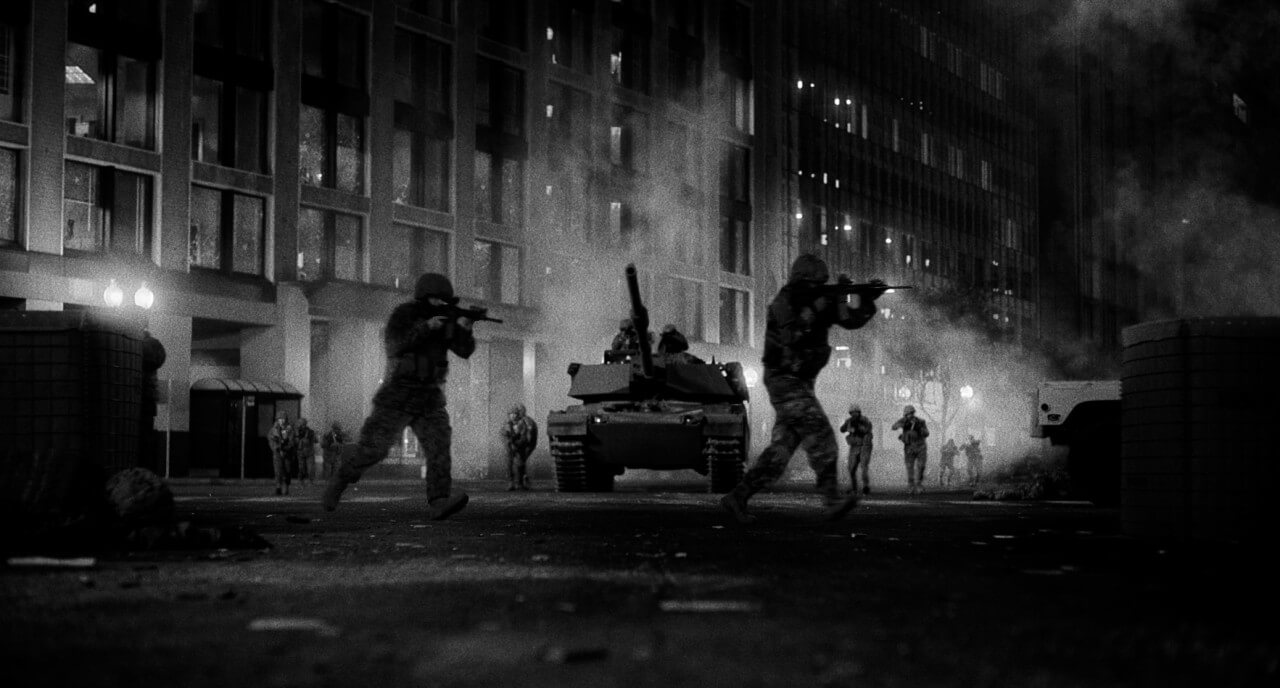 서부군이 워싱턴 D.C.로 진입하는 모습