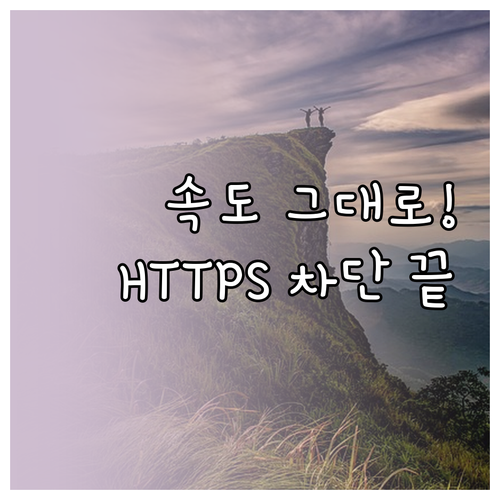 유니콘 HTTPS로 속도 저하 없이 ..