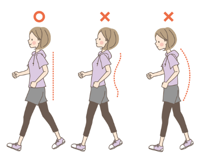 올바른 걷는 방법