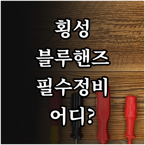 횡성 블루핸즈 우천점 둔내점 상세 주..