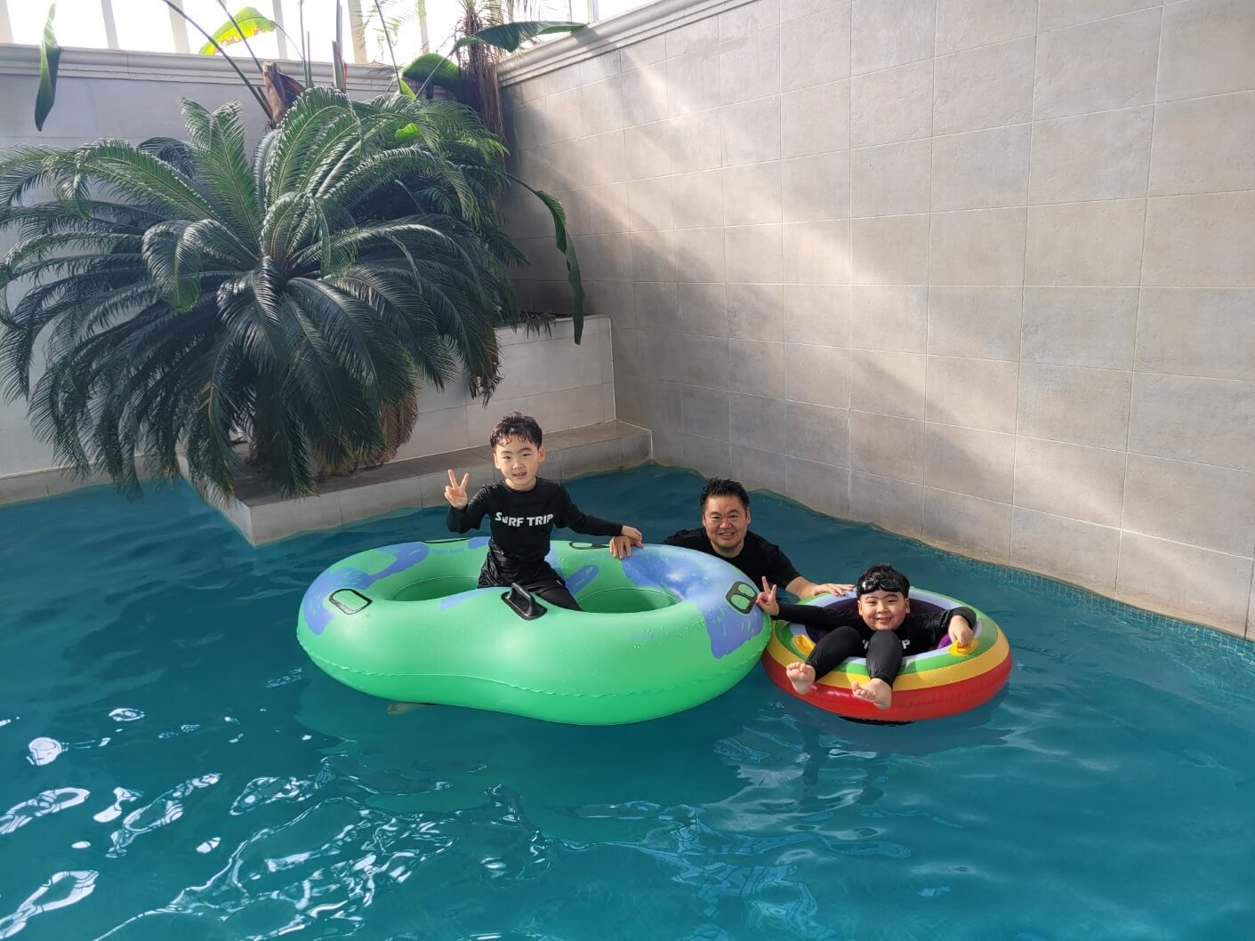 지중해 아침 펜션 온수 수영장