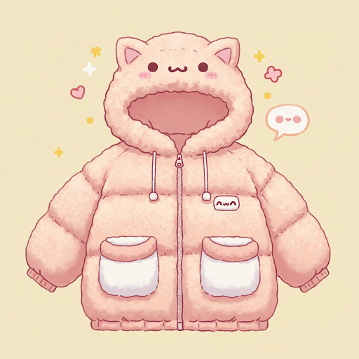 귀여운 오리털 패딩