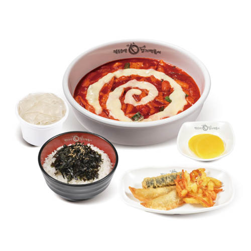 엽기떡볶이 메뉴