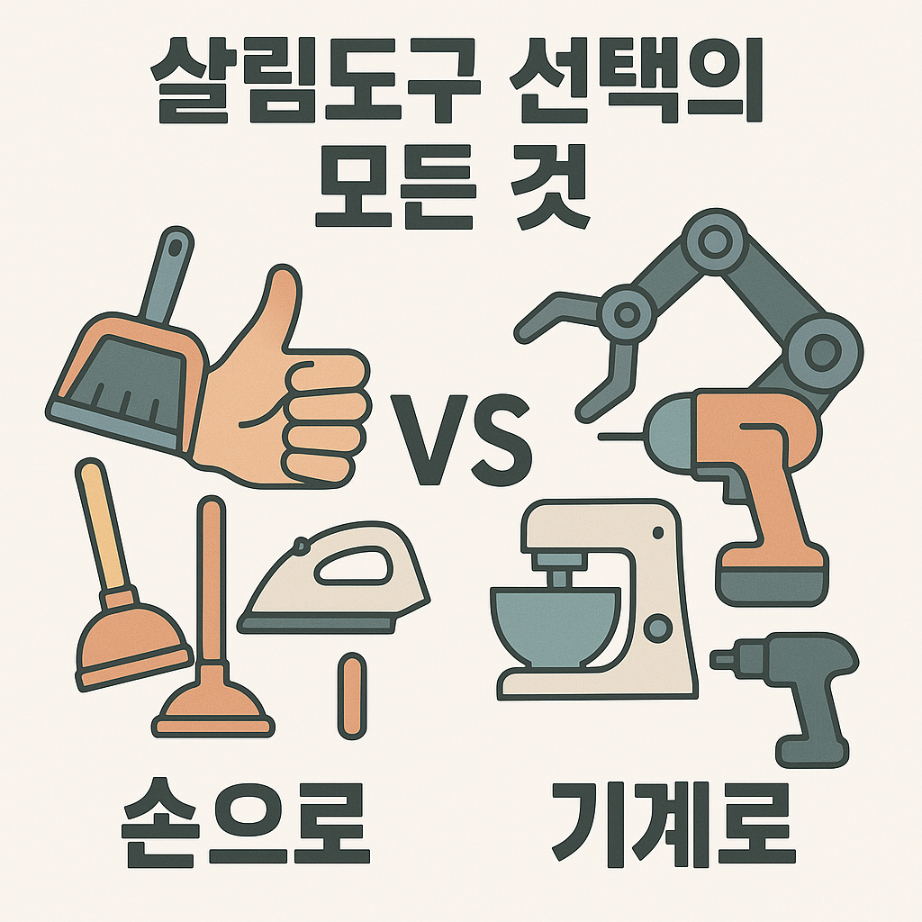 살림도구 선택의 모든 것