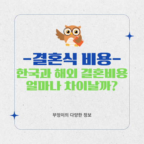 한국과 해외 결혼식 비용 차이, 얼마나 클까?