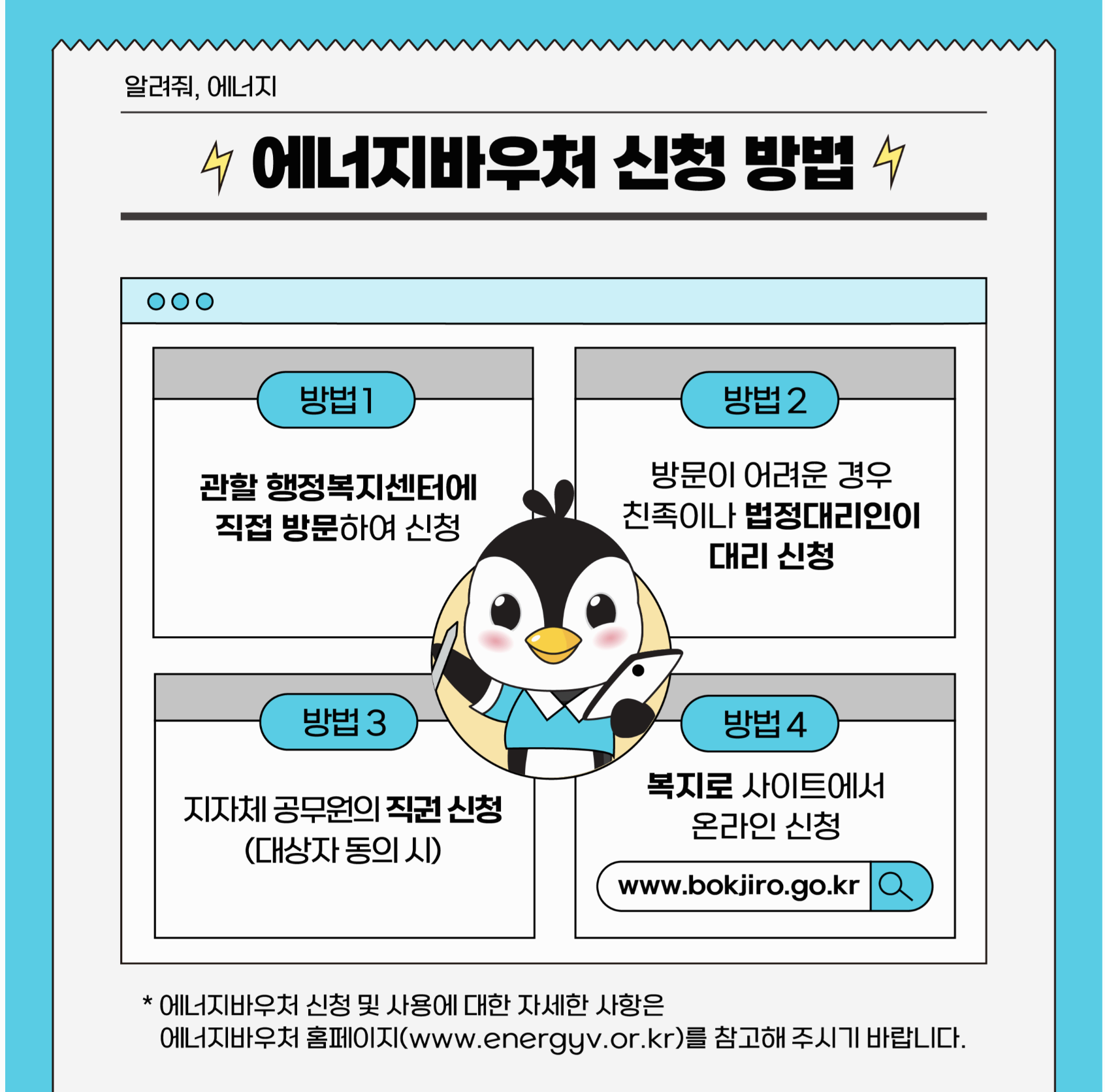 에너지바우처 신청자격, 방법, 잔액조회 총정리