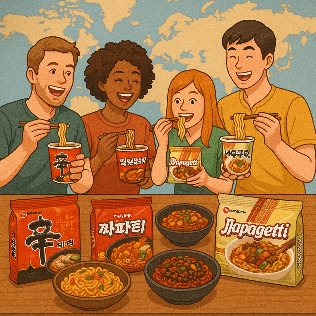 세계인의 입맛을 사로잡는 K-라면