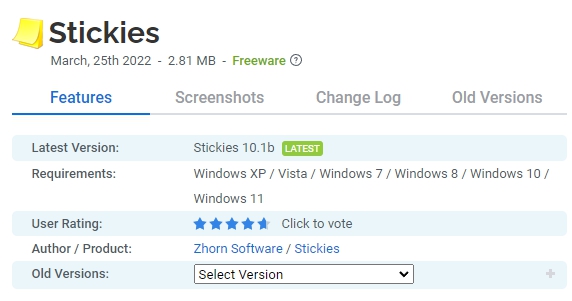 Stickies