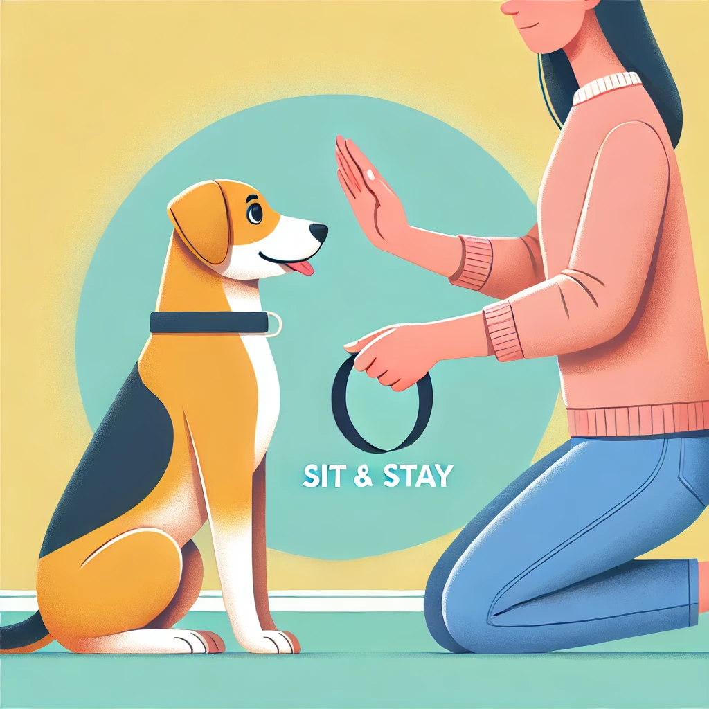 강아지 훈련에서 올바른 방법(✅)과 잘못된 방법(❌)을 비교한 이미지