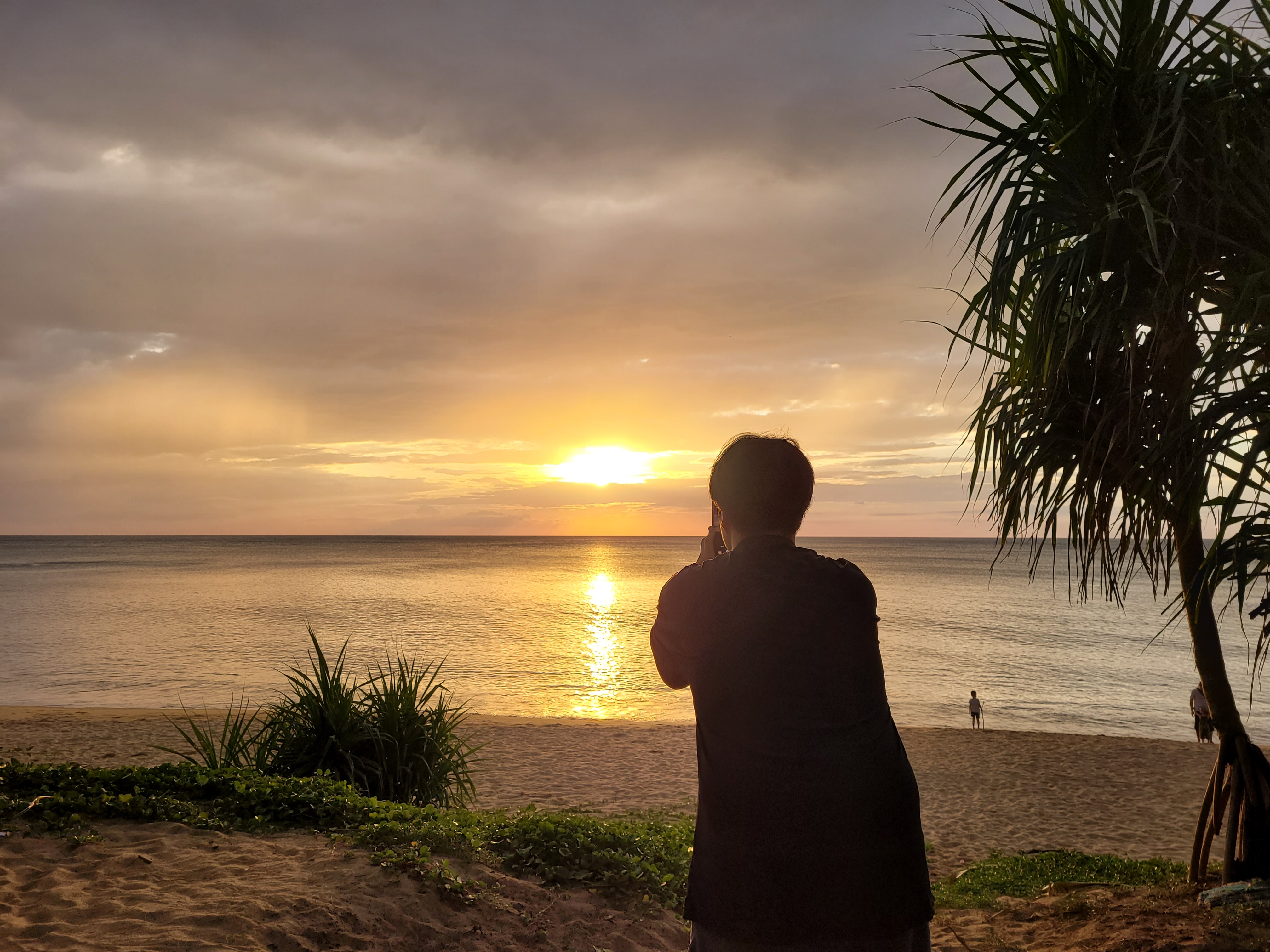 푸켓 선셋비치의 일몰