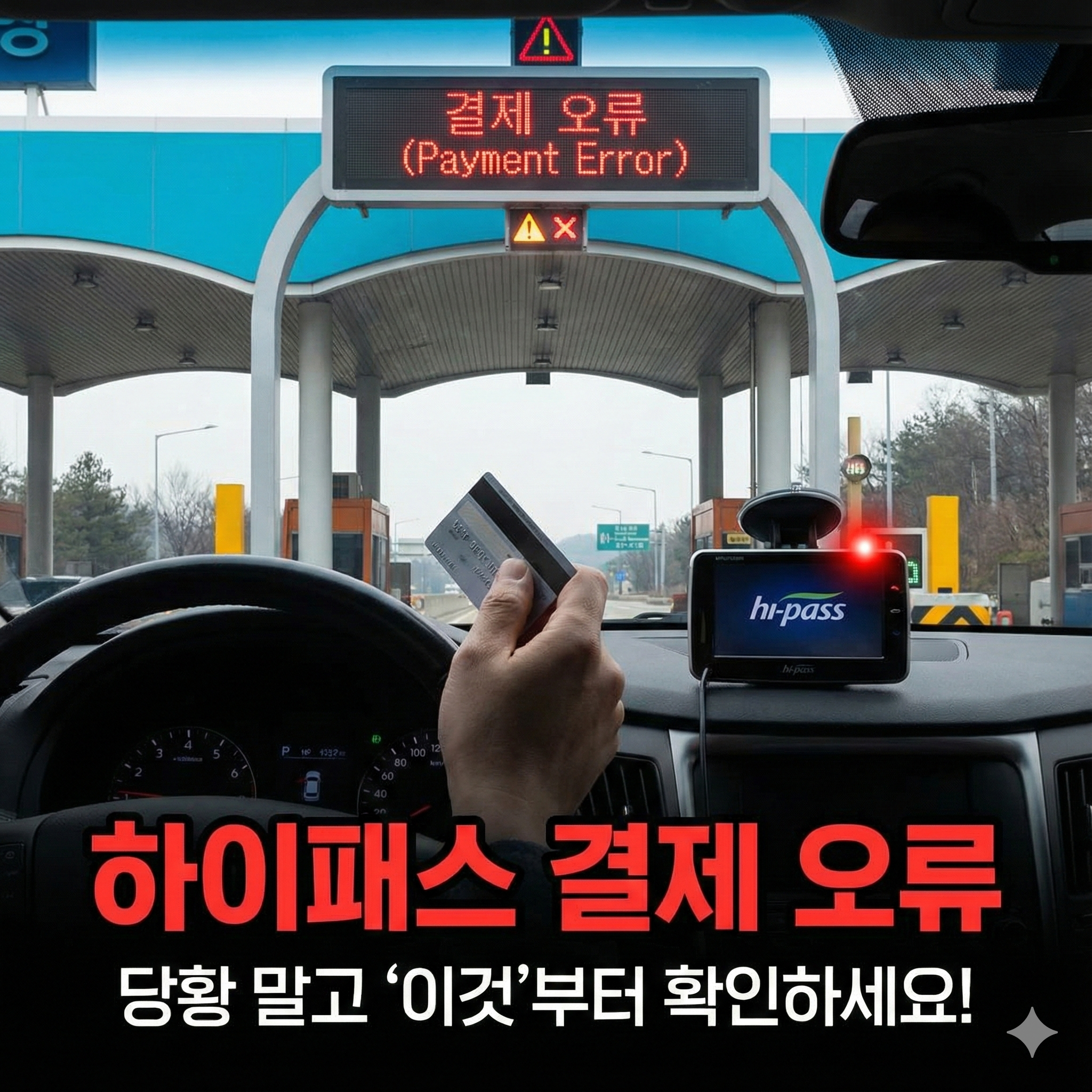 하이패스 인식 오류 해결법! 단말기 고장 증상부터 셀프 교체·등록