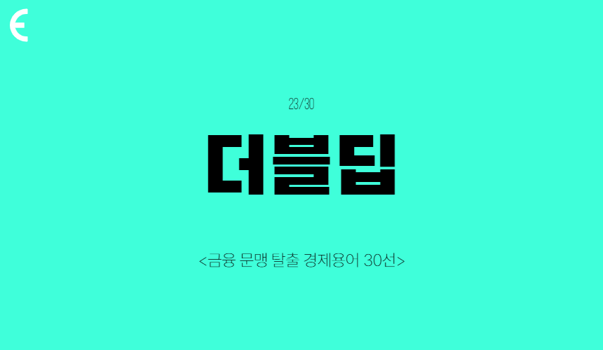 더블딥이란?