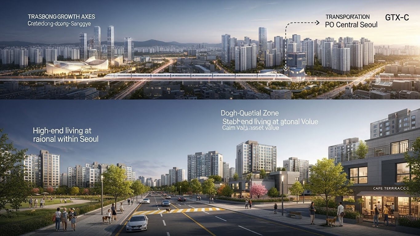 '창동·상계 개발'과 'GTX-C'의 배후지