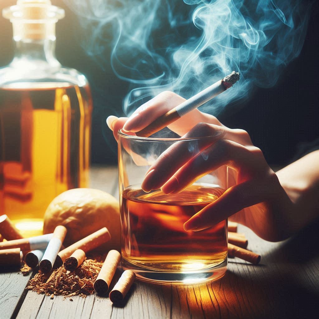 술과 담배 순간의 위안 영원의 대가