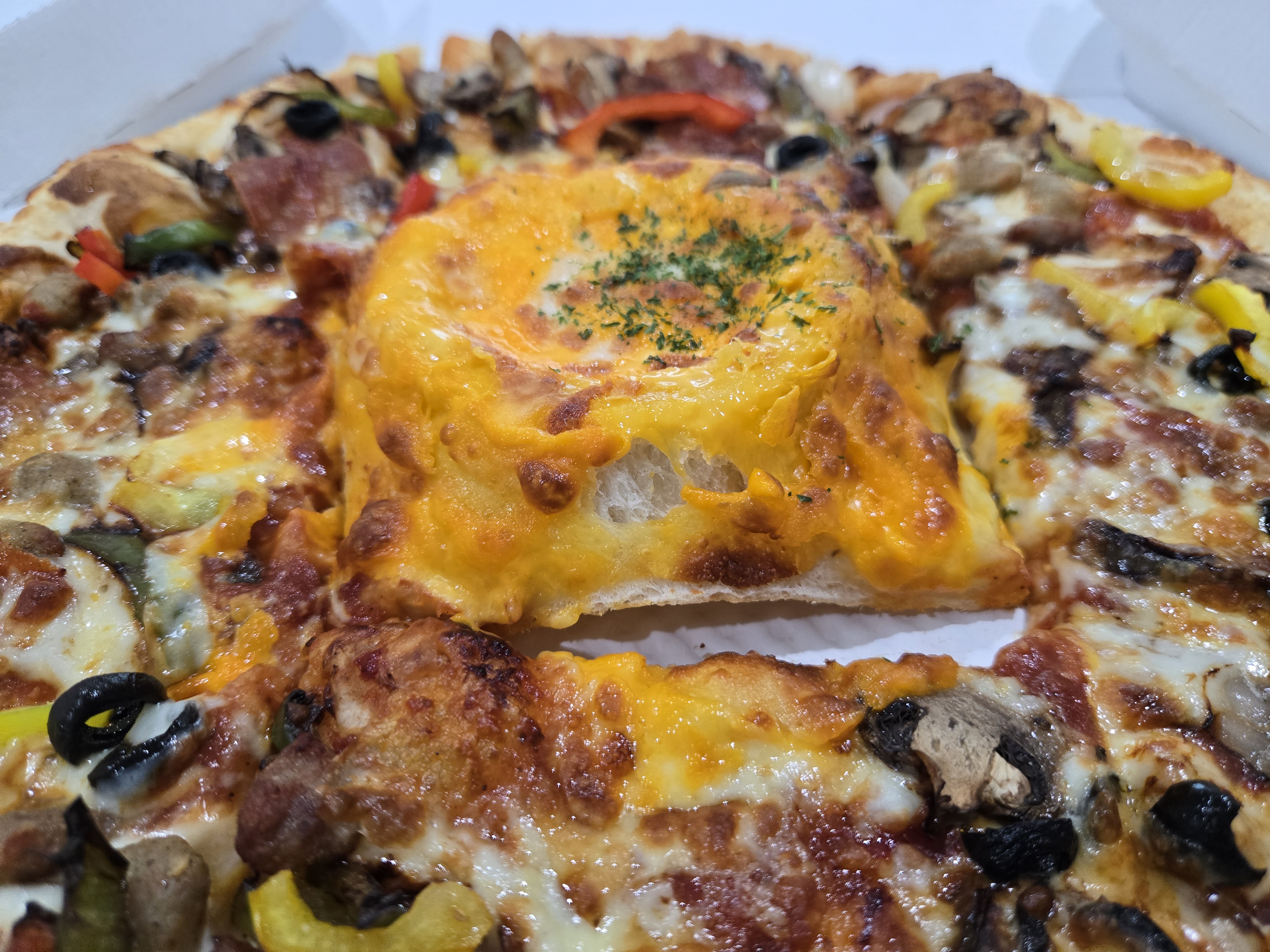 피자헛 콤비네이션 치즈딥