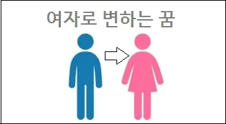 여자로 변하는 꿈