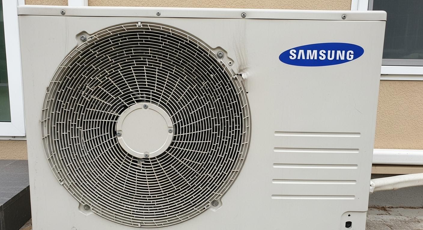 삼성에어컨 실외기 고장