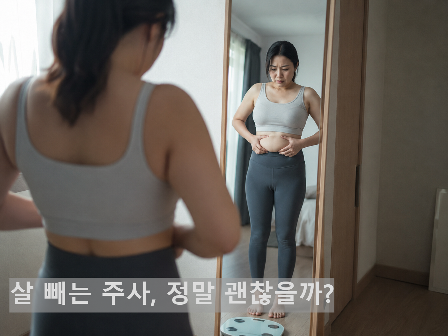 체중 감량과 복부비만을 고민하는 30대 여성