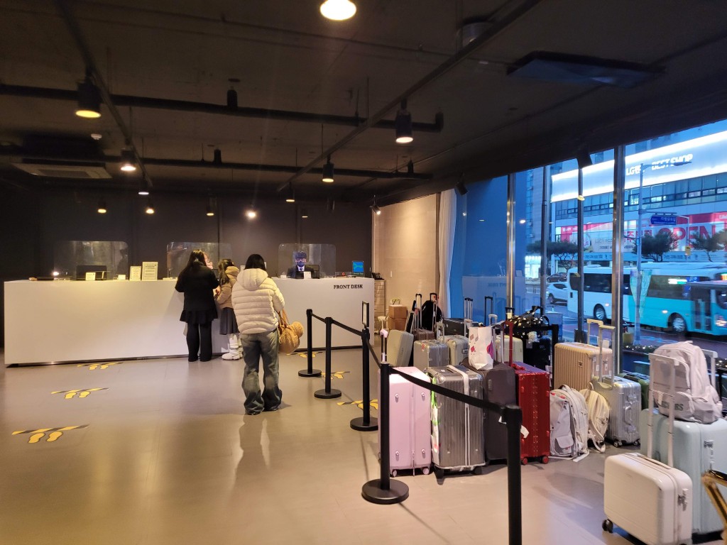 베스트웨스틴 제주 호텔 프런트 데스크 모습