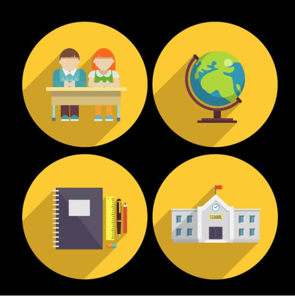 아이&amp;#44; 학교&amp;#44; 문구류 그림