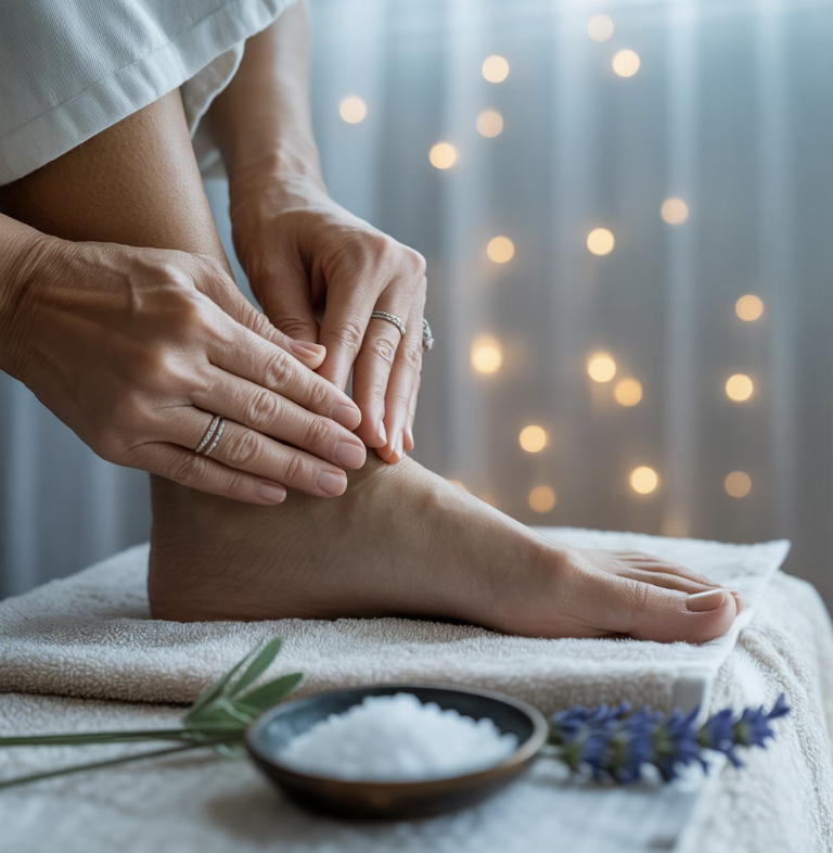 부드러운 압박, '셀프 마사지'