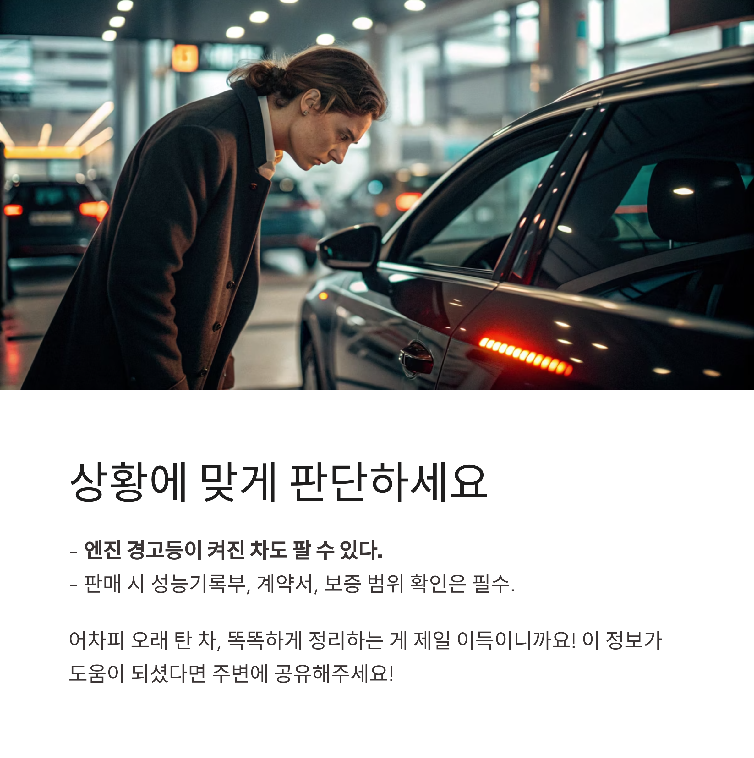 상황에 맞게 판단하세요