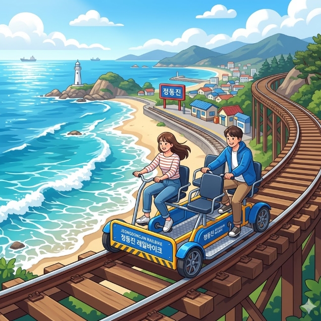 정동진 레일바이크 할인 예약방법 총정리