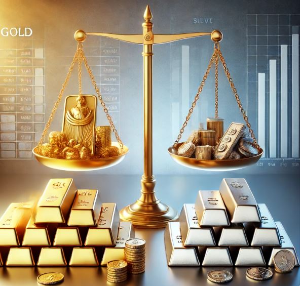 금과 은의 투자 비교 이미지
