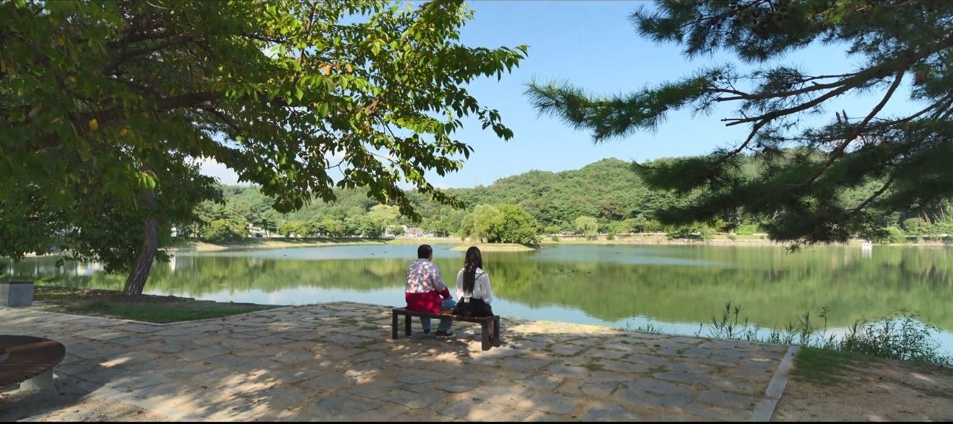 드라마 속 의림지 풍경