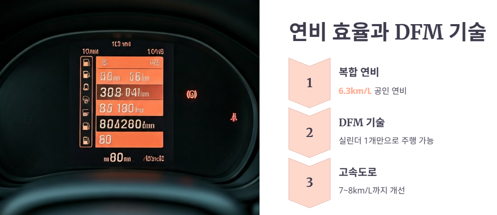 연비 효율 및 실질 유지비용