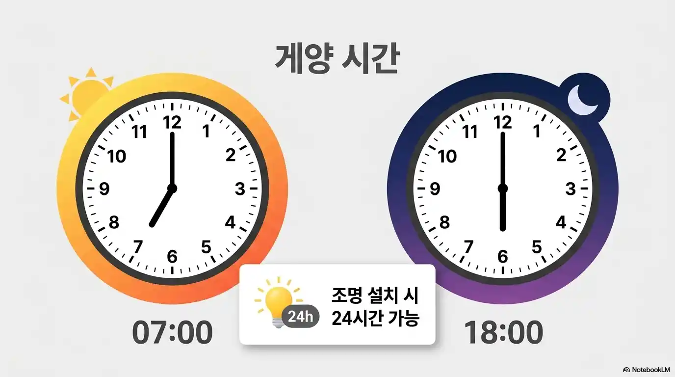 태극기 게양 시간과 조명 설치 시 24시간 게양 기준