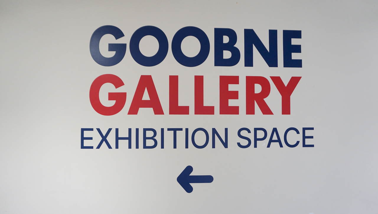 굽네 플레이 타운의 4층 전시 갤러리의 입구이다